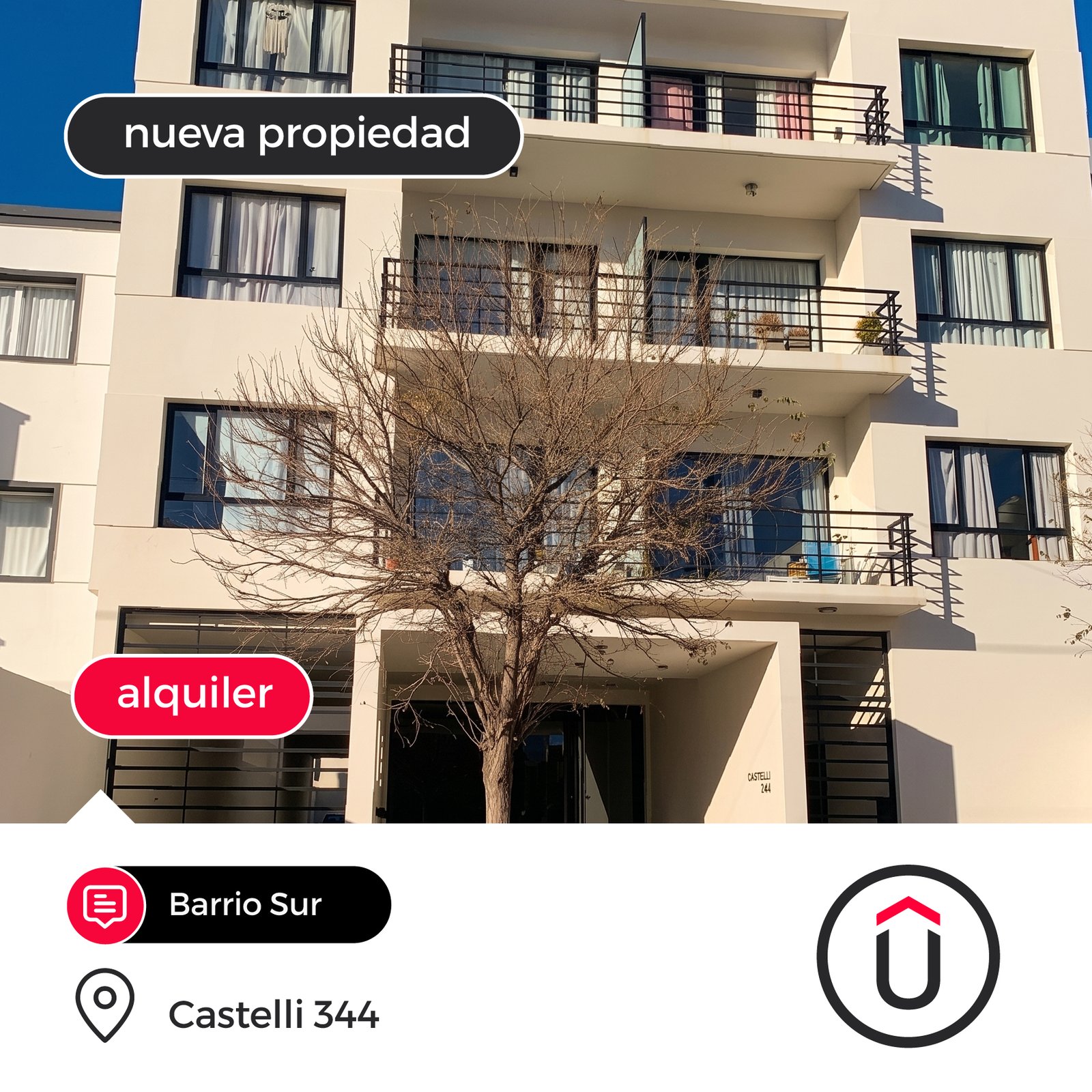 👉🏻 Departamento en ALQUILER - Barrio Sur
